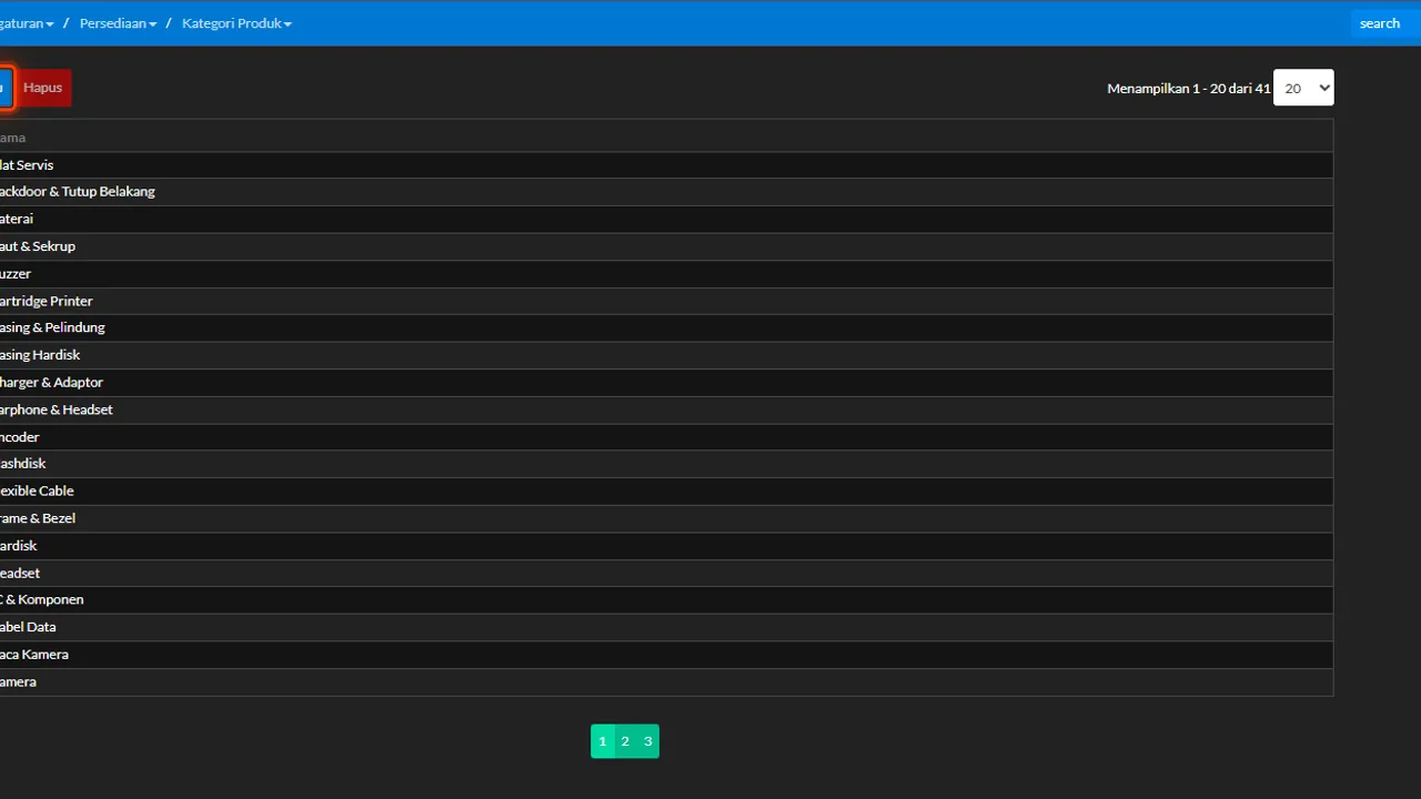 Creating product categories and sub-categories like Parts and Accessories