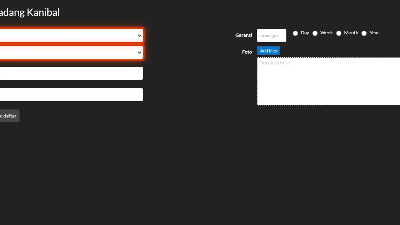 Picking the category and sub-category from the inventory master