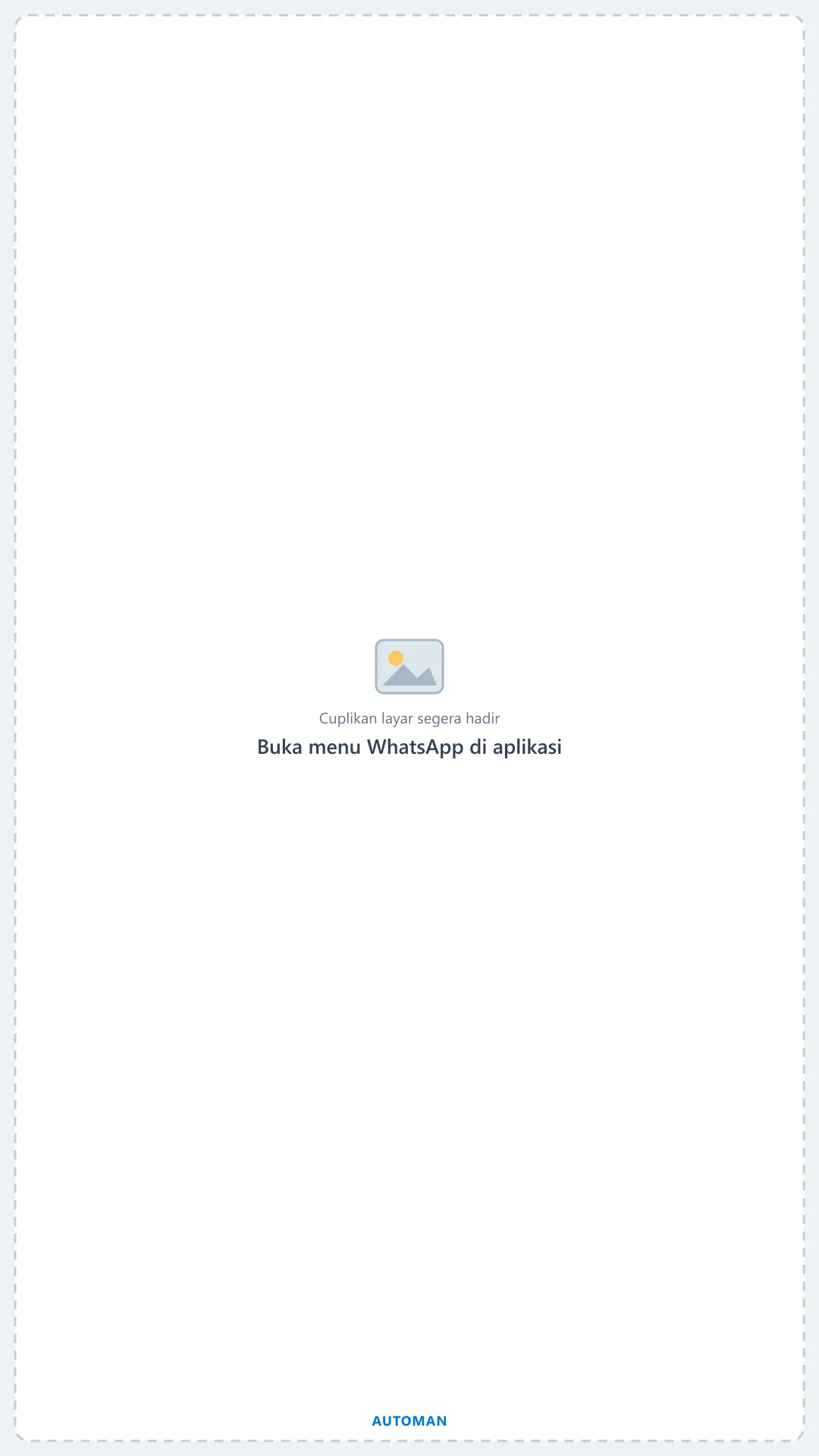 Daftar percakapan WhatsApp toko di aplikasi Android